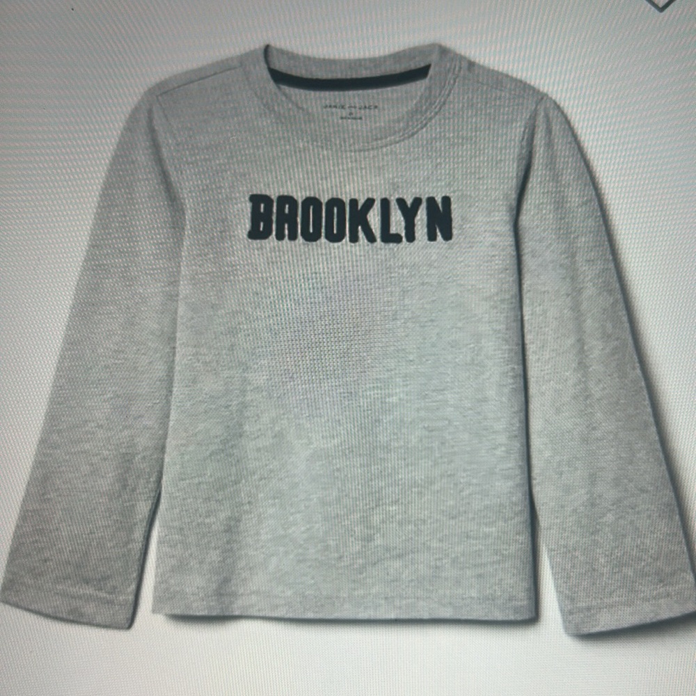 Janie & Jack Brooklyn Long Sleeved T Shirt, 6